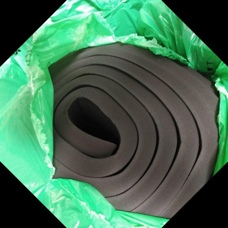 橡塑板材批发 30MM厚绿都牌橡塑保温板价格 不燃B1级橡塑板