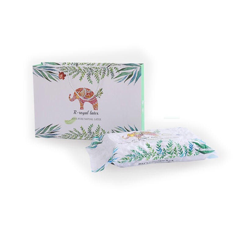 泰国乳胶枕royal latex颈椎枕头橡胶枕头护颈枕头芯正品图片