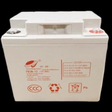 飞碟蓄电池FD38-12 原装飞碟12V38AH 免维护蓄电池 UPS应急电源专用图片