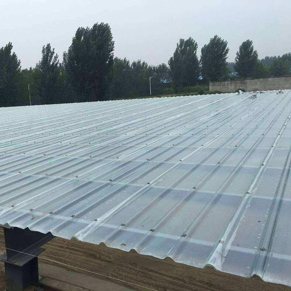 利高厂家定制批发采光板大棚雨棚板840型frp板 玻璃钢采光瓦 透明瓦