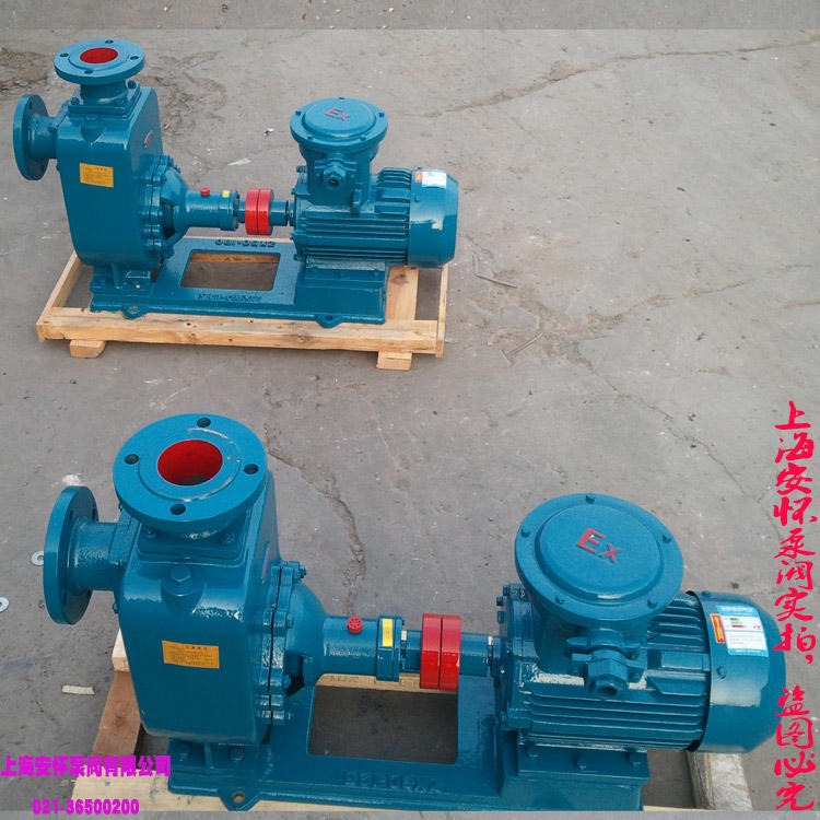 防爆油泵 上海安怀80CYZ-17防爆自吸泵 高压自吸泵 自吸齿轮油泵