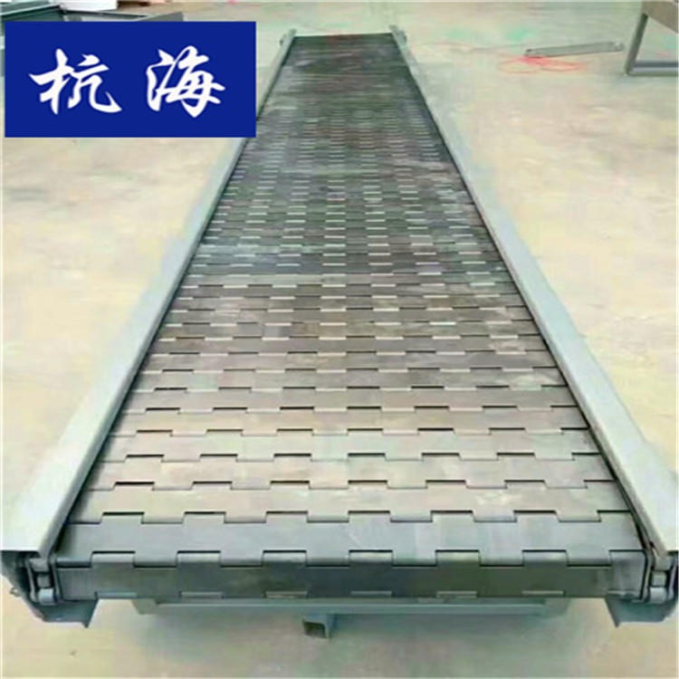 不锈钢链板输送机 杭海机械 重型输送机厂家 可定制