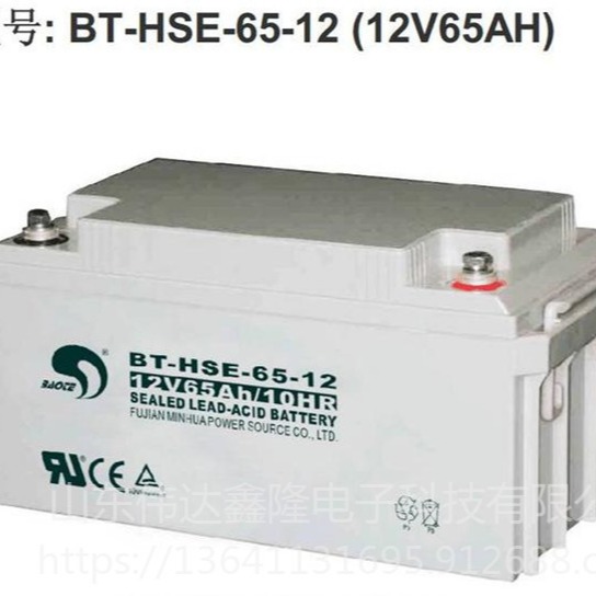 BAOTE蓄电池现货BT-HSE-65-12/12V65Ah报价BAOTE蓄电池总代理