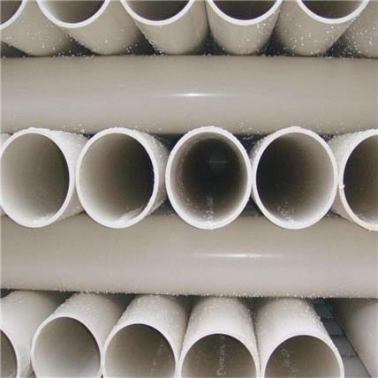 PVC管塑料管道 厂家埋地排水用硬聚氯乙烯 排水管 预埋管 鸿禹塑业图片