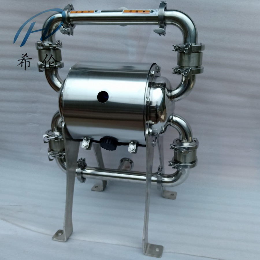 YKQW-38RLFBTF卫生级食品输送隔膜泵 高粘度隔膜泵 316气动隔膜泵 不锈钢高粘度隔离泵 食品级输送隔膜泵