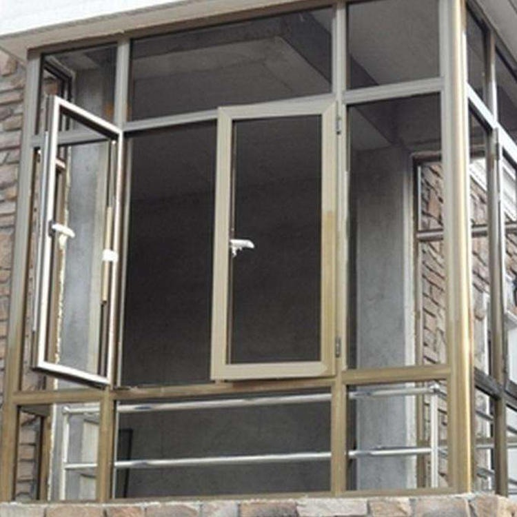 定制隔音窗户 节能门窗 55系列断桥铝合金门窗定做 莜歌门窗定做厂家