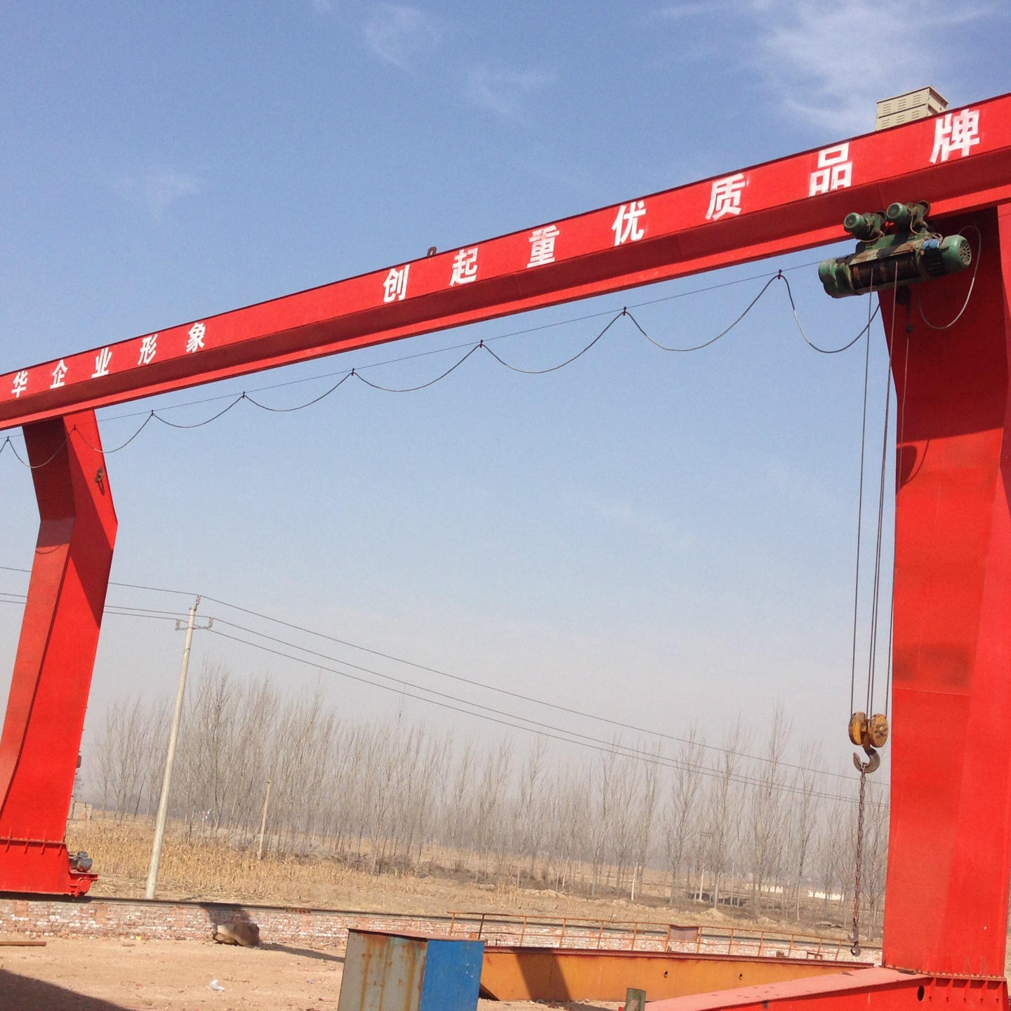 5吨10吨L型龙门吊  遥控操作使用灵活  L型门式起重机  电动葫芦龙门吊图片