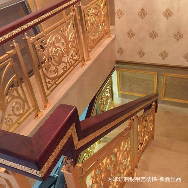 禹城 青古铜雕刻楼梯扶栏 室内设计的流线与空间特征