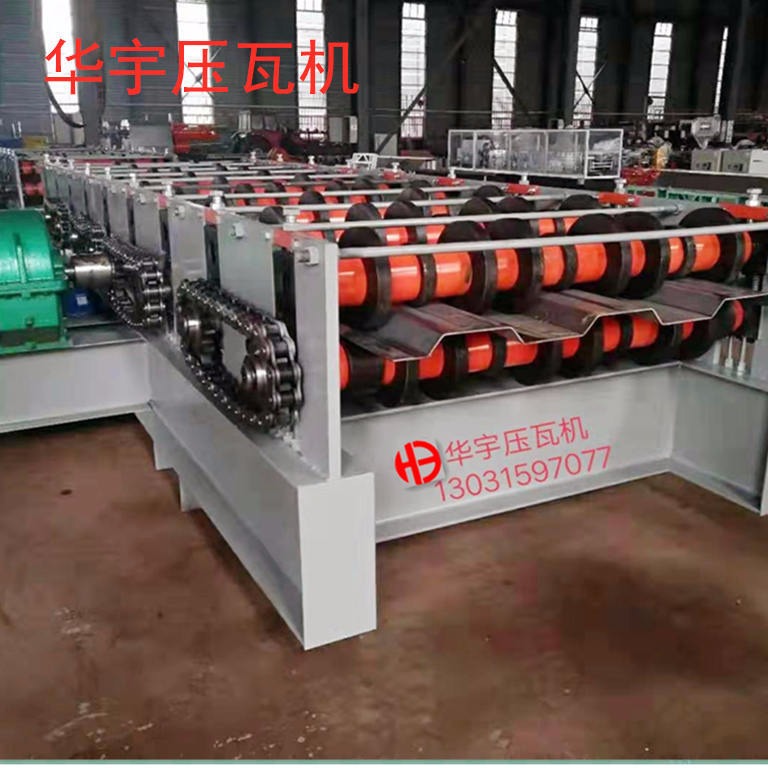 华宇供应 除尘背板机器 集装箱板设备 汽车箱板成型机 全自动压瓦机实力厂家