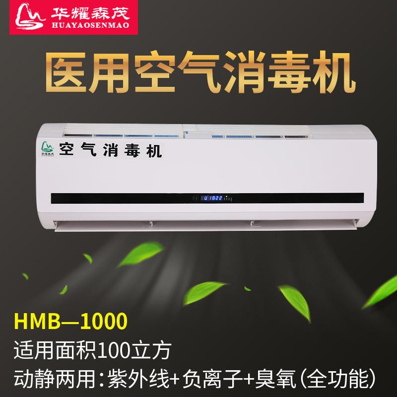 新疆 华耀森茂 医用空气消毒器 HMB-1000 壁挂式 杀菌消毒器图片