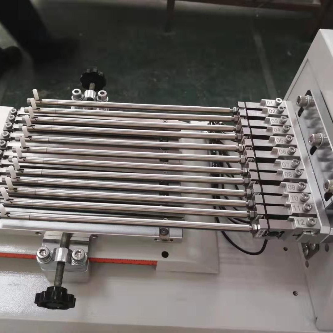 越南电池片卧式拉力测试仪9BB12BB拉力试验机 多通道焊带剥离力试验机