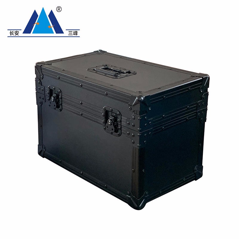 长安三峰铝合金箱厂家直销 黑色铝箱定做 防震设备箱加工 20年源头工厂 品质保证