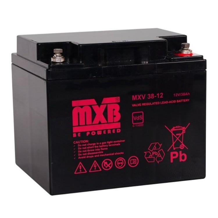 MXB蓄电池MXL38-12 12V38AH现货供应 质保三年