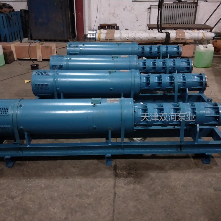 双河泵业优质的大流量卧式潜水泵  300QJW200-168/7  潜水多级卧式潜水泵   卧式多级潜水泵厂家