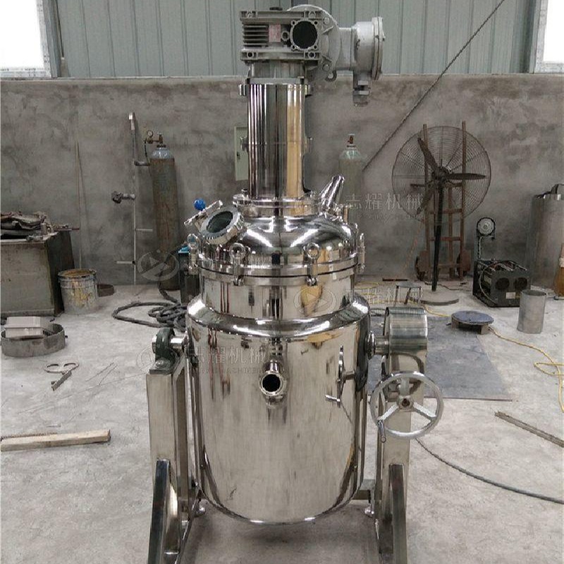 加工定制不锈钢可翻转电加热反应釜 移动翻转反应搅拌罐 304搅拌反应釜 志耀机械