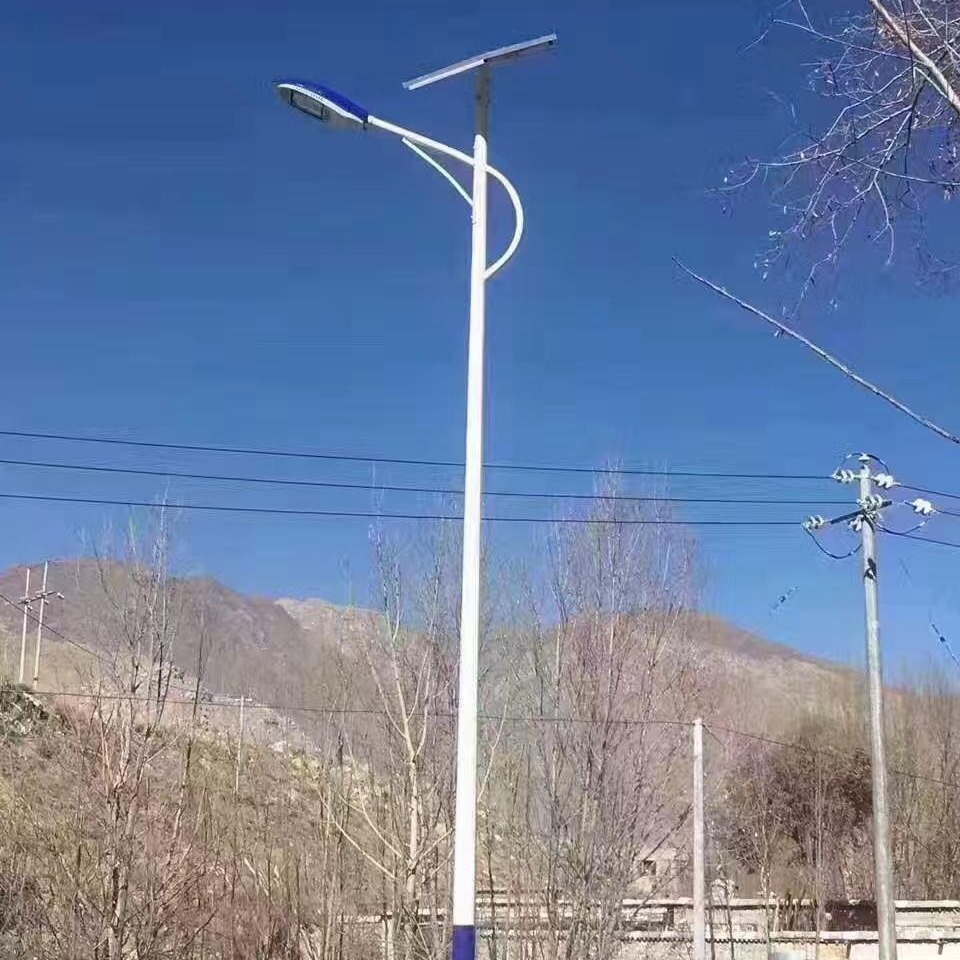 LVJIE绿节牌太阳能路灯3米4米6米 户外灯新农村led道路灯 工程高杆灯 路灯杆图片
