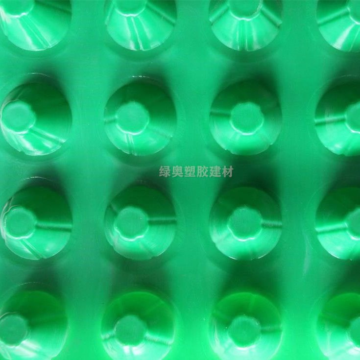 深圳防排水板厂家30mm塑料滤水板绿奥车库排水板