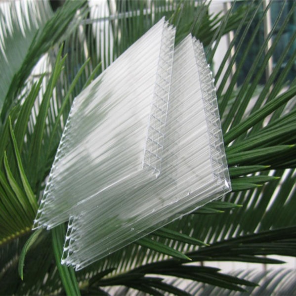 20mm透明阳光板 透明四层阳光板厂家 高强度高透光度
