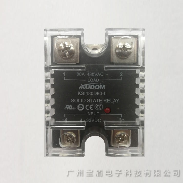 库顿 KUDOM KSI480D80-LM 单相交流固态继电器 交流固态继电器SSR
