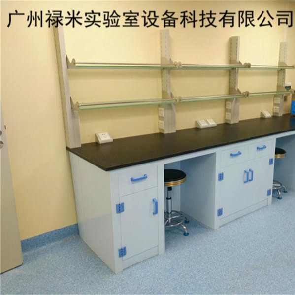 禄米实验室 专业生产安装 PP实验台 实验室边台 实验室家具 LM-SYT1601