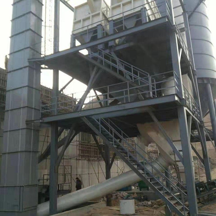 每小时处理180吨干法制砂楼 干法楼式机制砂生产线 塔楼式制砂站