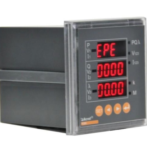 安科瑞 4路开关量输入 PZ80-E3/K 测量有功电能 无功电能 三相电能表