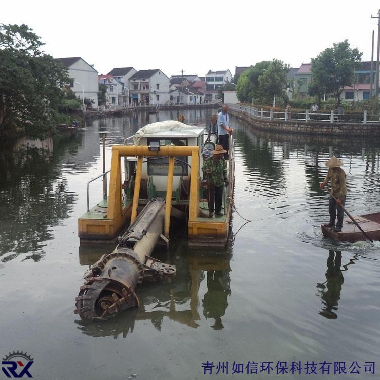 小河道内清淤船 环保型清淤挖泥船厂家 绞吸挖泥船 如信