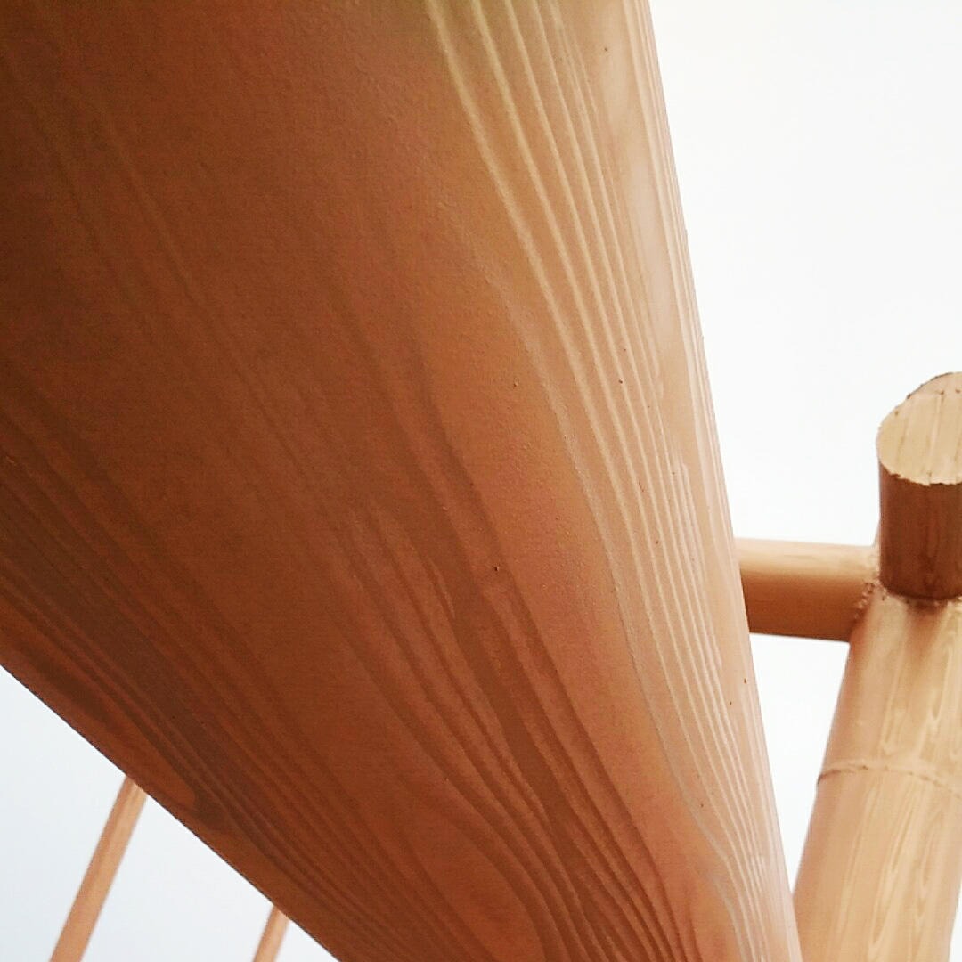 郑州花架木纹漆 长廊、凉亭、花架多种不锈钢金属钢结构做木纹效果施工队 华彩木纹漆施工队图片
