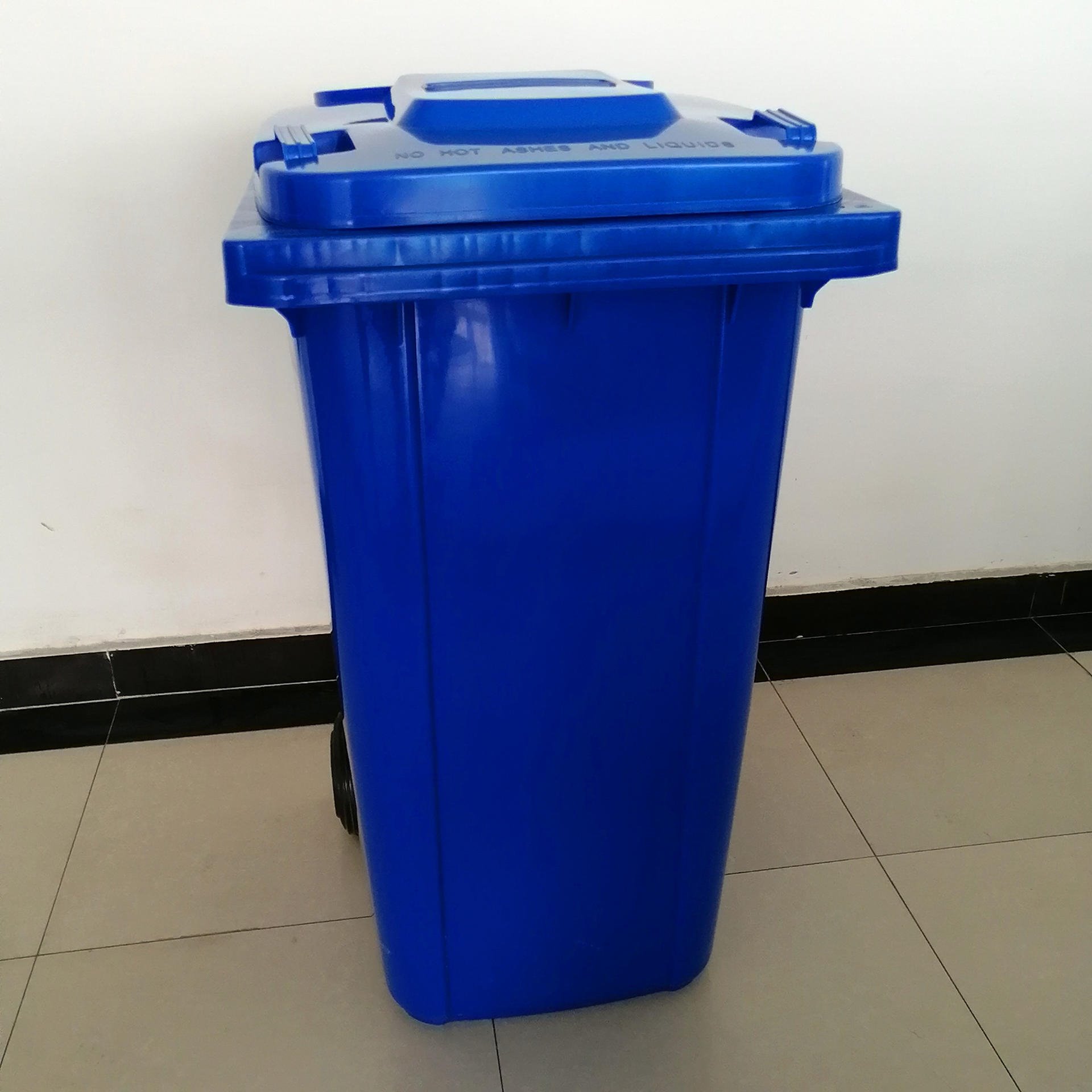 湖北潜江厂家生产塑料垃圾桶  户外塑料垃圾桶  240L加厚挂车塑料垃圾桶