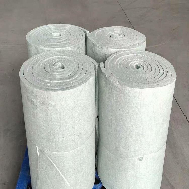 铝箔硅酸铝卷毡 河北硅酸铝厂家步步昇定做高密度硅酸铝针刺毯