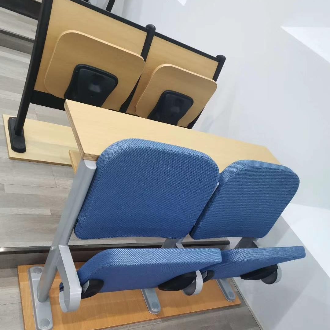 报告厅会议室连排椅、折叠抽拉写字板固定排椅厂家