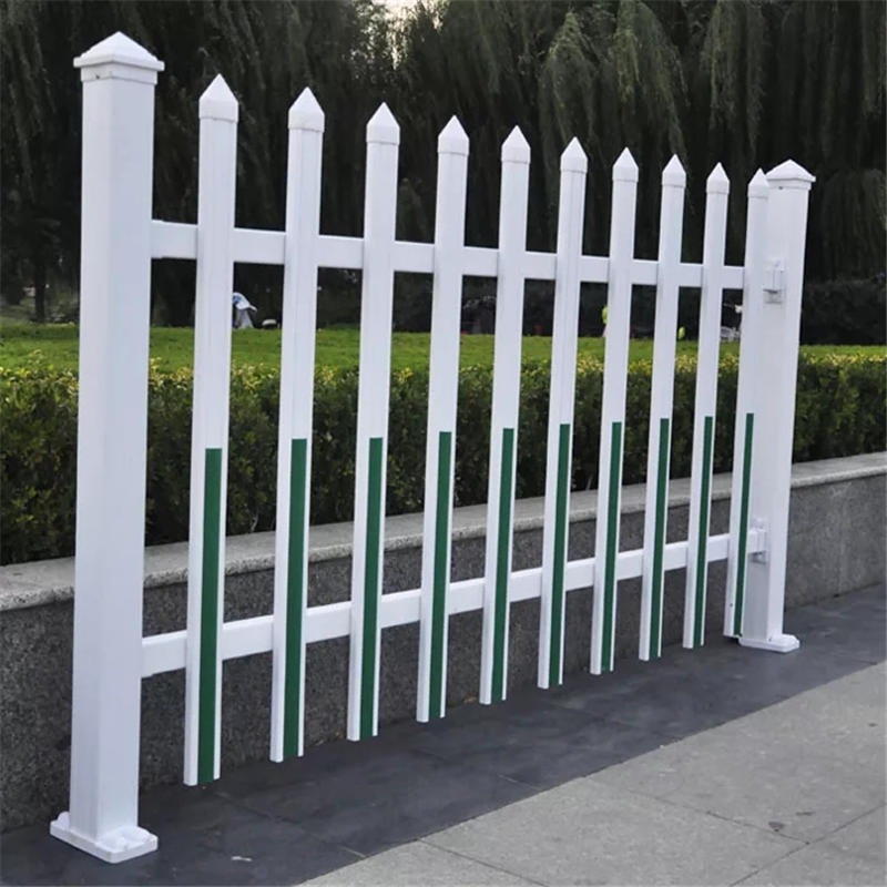 雄沃PVC塑钢社区栅栏小区变压器围栏美观易安装 塑钢社区护栏图片