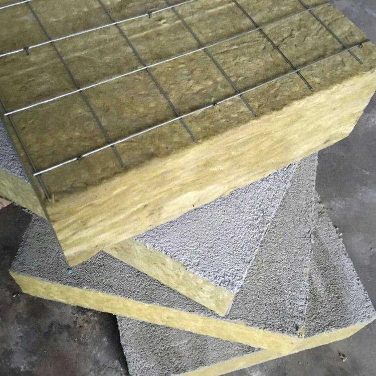 机制砂浆岩棉复合板 轻质砂浆纸岩棉复合板 瑞腾 外墙岩棉复合板