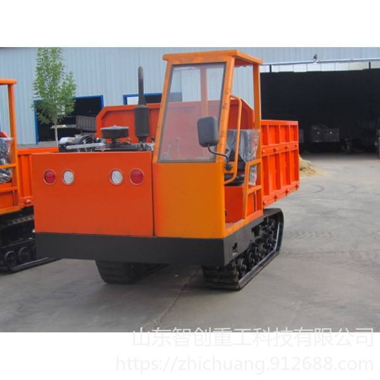 智创ZC-1 1  工程农用矿山全地形履带运输车可承载4 吨履带运输式自卸车