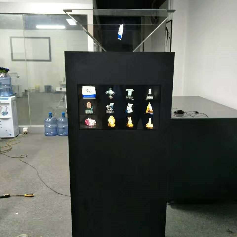 深圳全息投影设备 DILONE全息投影展柜  360全息互动投影设备 全息互动设备