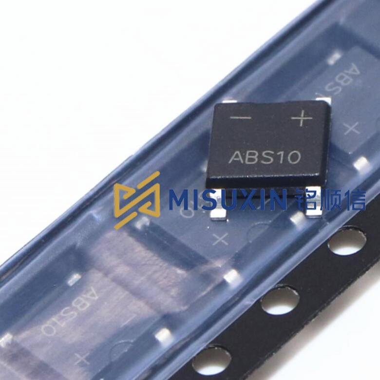 TSC ABS10 1A 1000V 桥堆 贴片SOP4 桥式整流器 集成电路图片