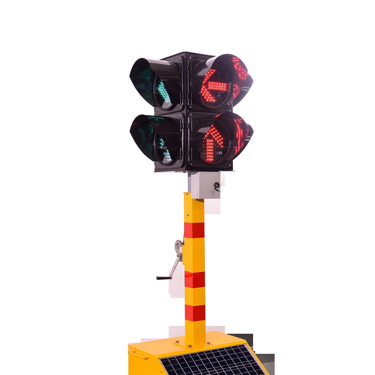 双明供应淄博 太阳能移动信号灯 红绿灯 便携式 拖车式 路口临时信号灯 厂家直销