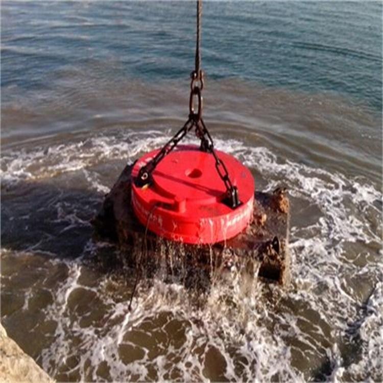 MW5-100L潜水起重电磁铁 水下打捞遥控电磁吸盘 鑫运机械厂家直供