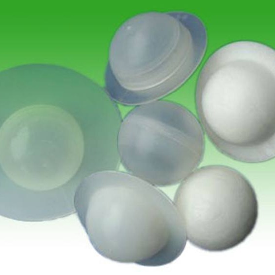 葫芦岛pp聚丙烯带帽液面覆盖球 水处理液面覆盖球 六边形液面覆盖球使用 低价销售价格图片