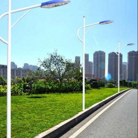 厂家定制 LED路灯 新农村6米8米A字臂路灯 超亮户外道路灯 高杆市电路灯