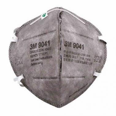 3M9041有机蒸气异味及颗粒物防护口罩 活性炭口罩，适合印刷厂