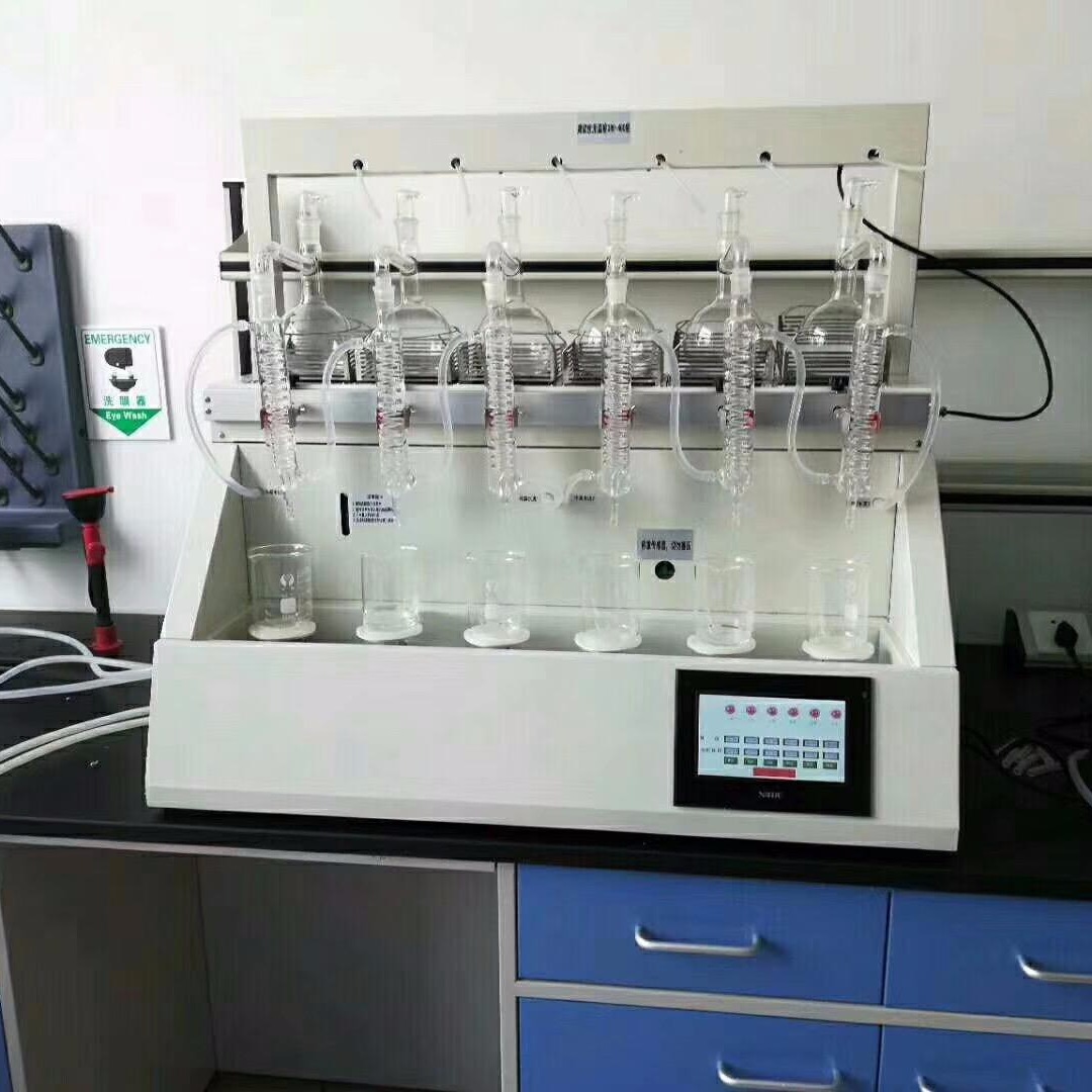 长沙巴跃BA-ZL6D一体化智能蒸馏仪 六位氨氮蒸馏仪