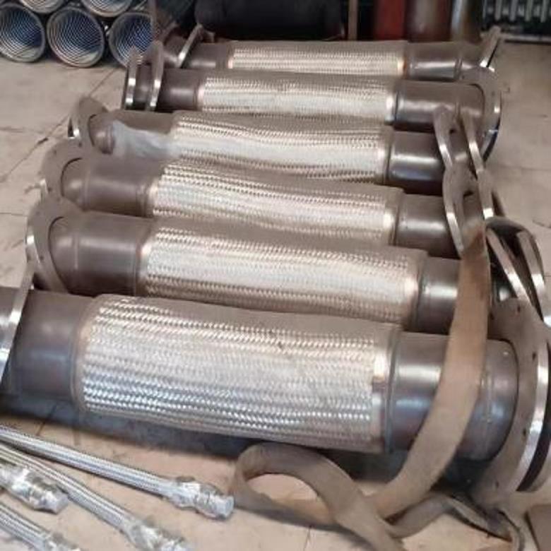 英振 昭通市金属软管 专业生产金属软连接  法兰大口径金属管厂