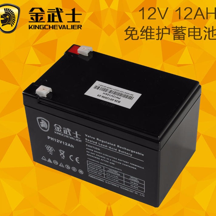 金武士蓄电池PH12-12 金武士12V12AH 铅酸免维护蓄电池 UPS专用 现货供应