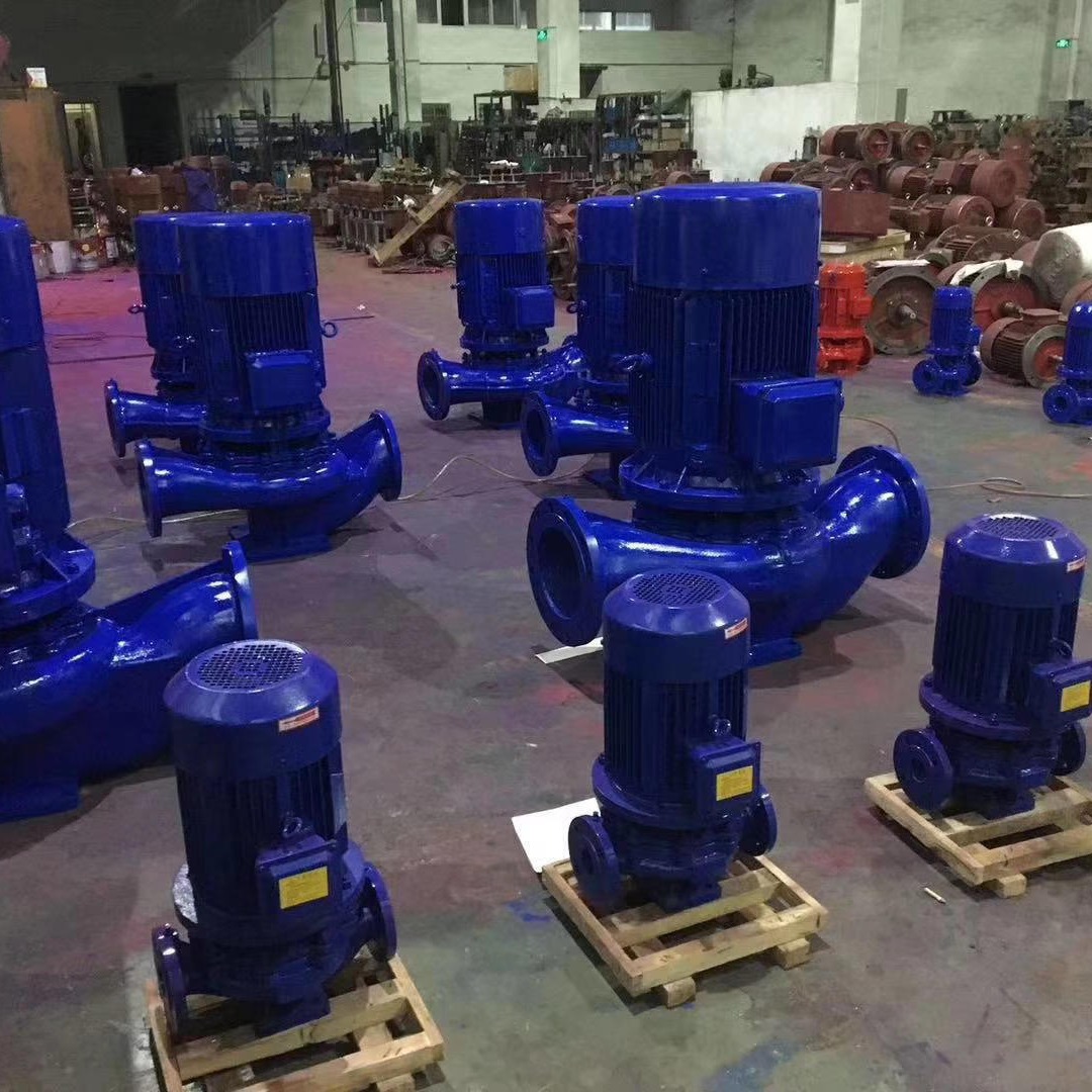 ISG立式管道离心泵 工业冷却水循环泵 不锈钢管道离心泵 ISG40-160(I)立式离心泵