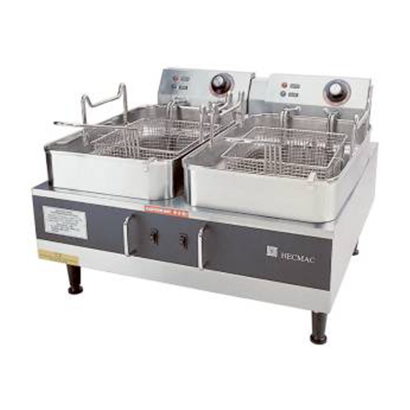 炸鸡炉 炸鸡店炸薯条鸡排油条电热炸炉(轻型-双缸-8400W)  上海商用厨房设备