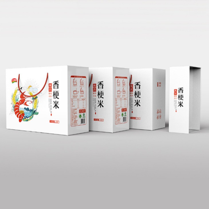 厂家定制瓦楞包装盒 五谷杂粮大米礼盒 食品礼盒设计印刷