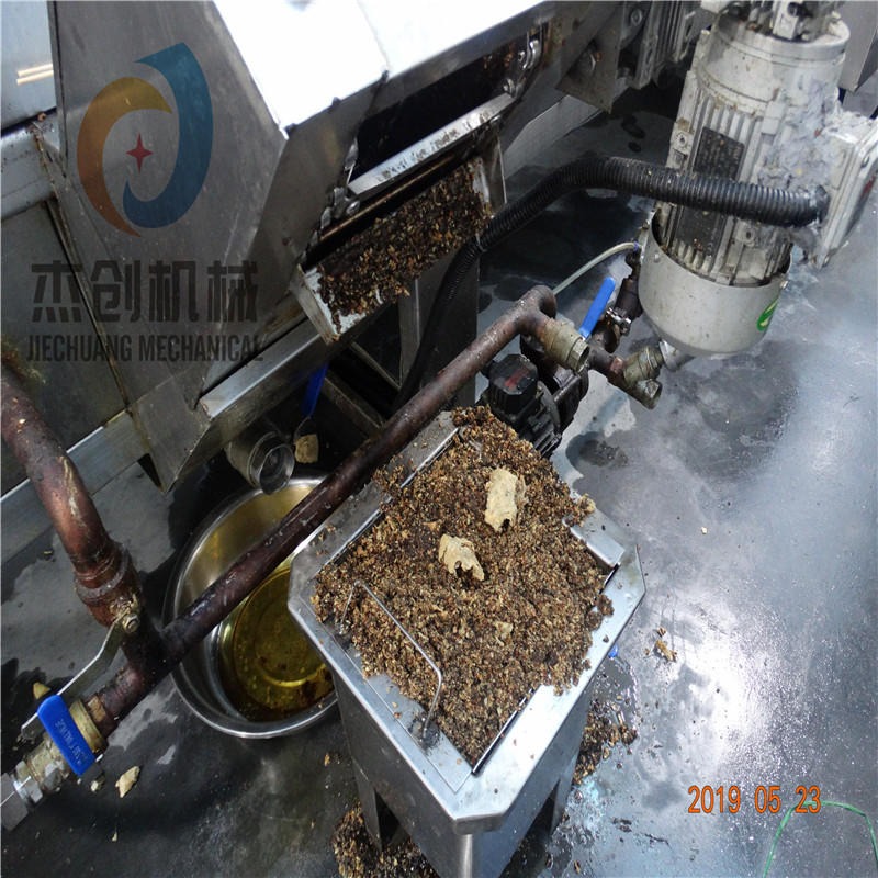 生产豆皮卷油炸机 即食火锅腐竹卷油炸生产线 电加热节能腐竹油炸线
