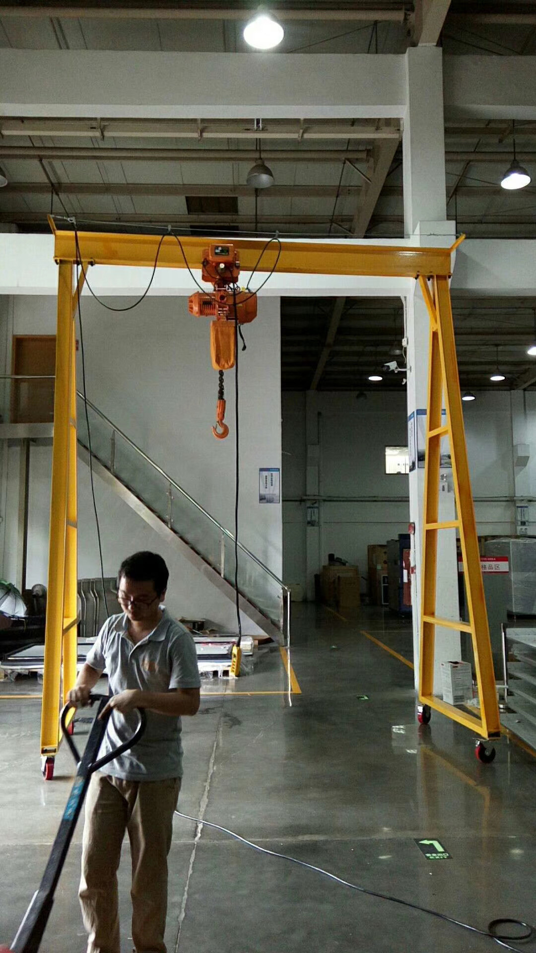 九江 门式龙门吊 1-3吨手动龙门架 厂家直销