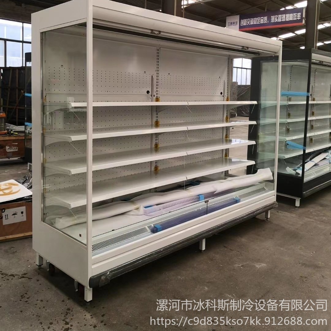 未来雪BKS-FMG-41-超市立柜风幕柜价格_厂家直销价格 商超冷柜定制 低温奶冷藏柜图片